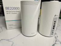 NEW BE22000 Tri-Band Whole Home Mesh WiFi 7 System Deco BE85