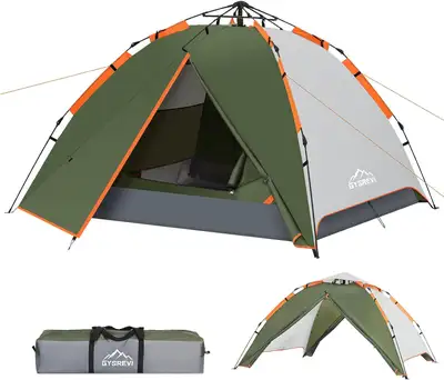 Je parle francais aussi. Selling brand new Camping Tent 2-3 Person Instant Pop Up Dome Tent Double L...