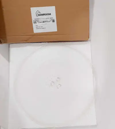 I'm selling a new Gemroom 14-inch microwave glass plate replacement, perfect for various microwave m...