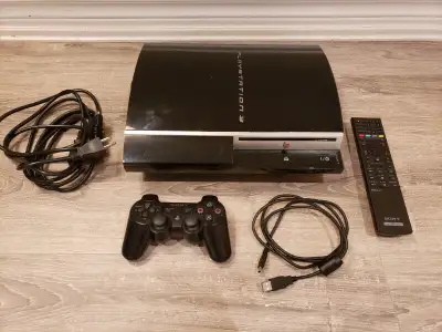 Sony PS3 first Gen 40 Gig Fat with upgraded Hd