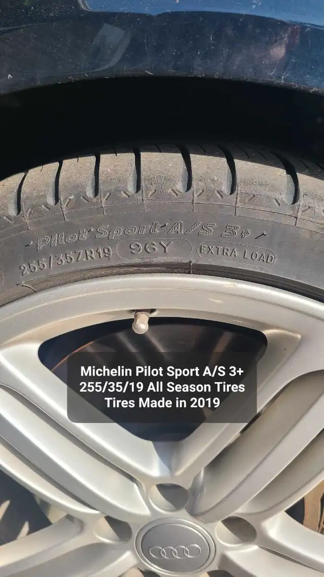 Audi S4 Wheels OEM 19"Peelers Michelin AS3+  in Tires & Rims in Hamilton - Image 3