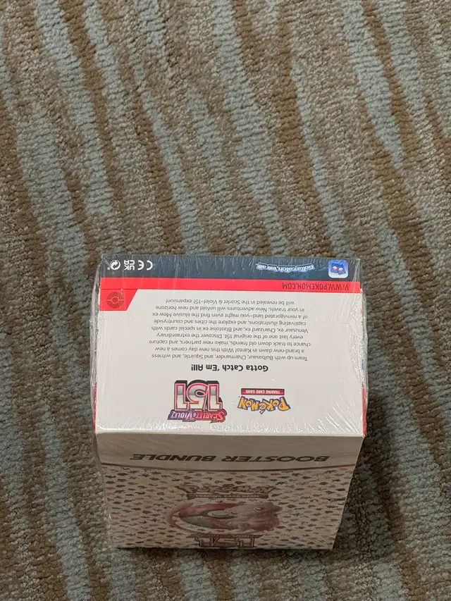 Pokemon 151 booster bundle display( ripped bottom) 63826838869763123