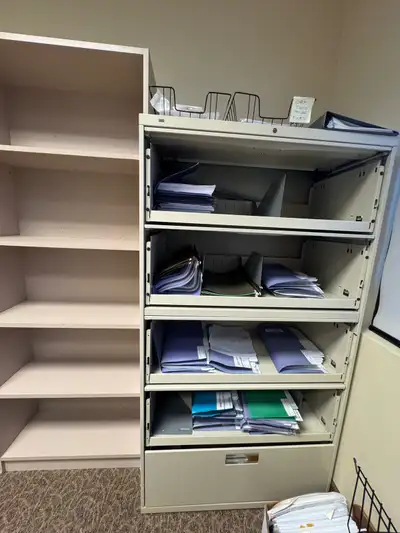 Metal filing cabinet $30, View more