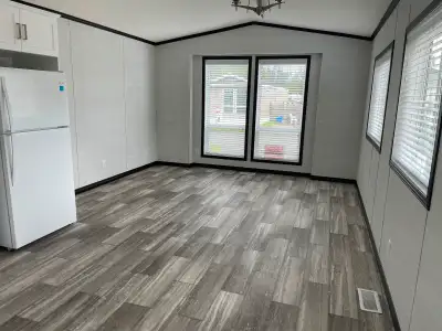 New mobile home setup in a mobile home park in Errington. 2 bedroom 1 bathroom Asking $242,900 or ob...