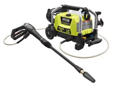 Brand new display model no box has small crack on the power plug not affect the functionality RYOBI...