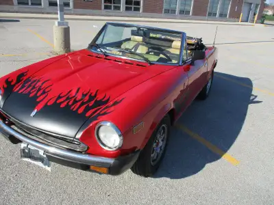 1982 Fiat 124 Spider , 2 L engine