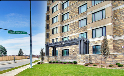Stunning Condo for Lease at 7400 Markham Rd, Markham 1 Bedroom + Large Den | 6th Floor | 1 Undergrou...
