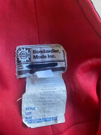 Vintage Unisex Bombardier, Skidoo, Motoski snowmobile pants. Size 12. In very good condition. $ 35 o...