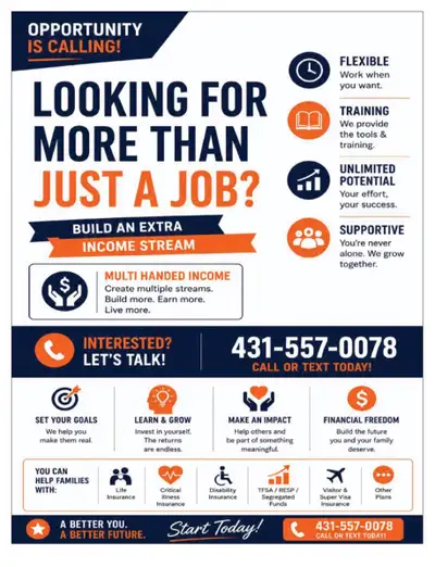 Flexible Part-Time Business Opportunity, View more