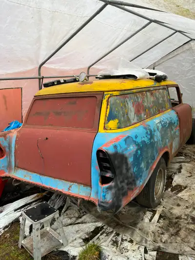 1956 Chevrolet Sedan Delivery, rare and a Canadian Car at that. 1448 built in Oshawa, Ontario. Where...