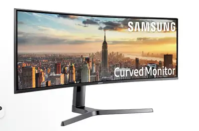 Samsung 43" CJ890 Super Ultra-Wide Curved Monitor, View more