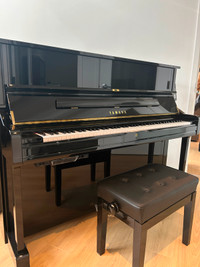 Yamaha U1 Silent Upright Acoustic Piano---Remenyi House of Music