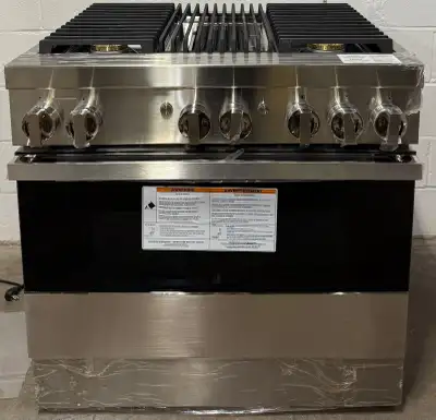 New! GAS Stove 36” inch ”JENNAIR NOIR”, View more
