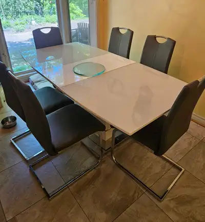 Modern White Dining Set, View more