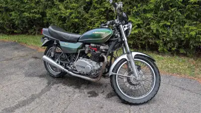 Classic Kawasaki KZ750b motorcycle for sale. This bike will be 50 years old next year and it's in am...