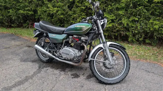 Vintage 70s motorcycle - 1977 Kawasaki 750B in Street, Cruisers & Choppers in Sault Ste. Marie - Image 2