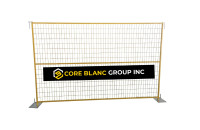Construction Temporary Fence Panels with Superior Hardware