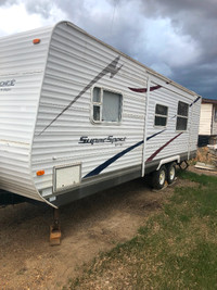 2009 29 ft super sport travel trailer,bumper pull with slide out