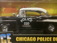 1/18 Die Cast: 1957 Chevy Belair Chicago Police Dépt. 