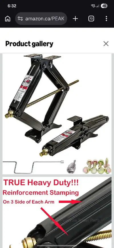 Peaktow RV Stabilizer Jacks, View more
