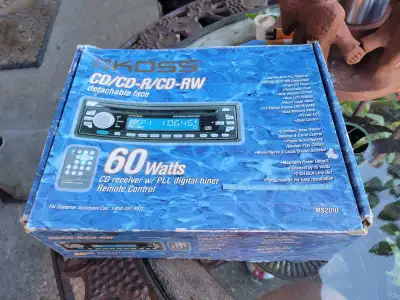 Koss Car Stereo Model MS-2010 Audio CD Deck LCD Display,, View more