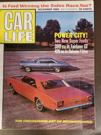 Vintage CAR LIFE Magazine DECEMBER 1965