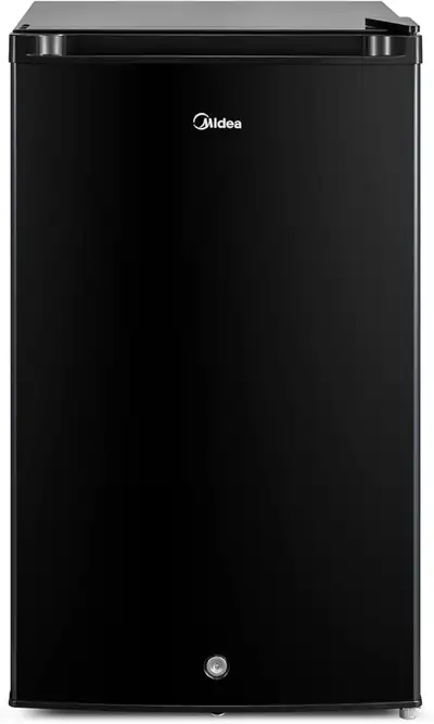 Midea 3.0 cu ft Upright Mini Freezer, Black, Compact, View more