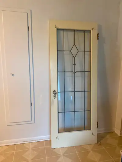 Interior Door with decorative window, View more