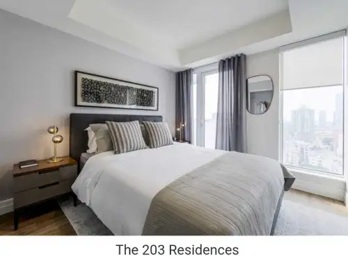 Welcome to The 203 Residences, where elevated living meets urban convenience in Toronto's vibrant ea...