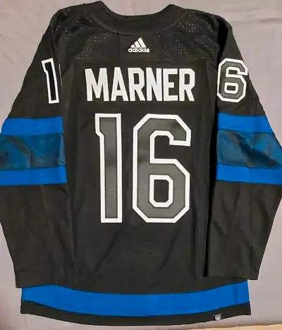 BRAND NEW WITH TAGS MITCH MARNER TORONTO MAPLE LEAFS x DREW HOUSE FLIPSIDE ADIDAS PRIMEGREEN JERSEY...