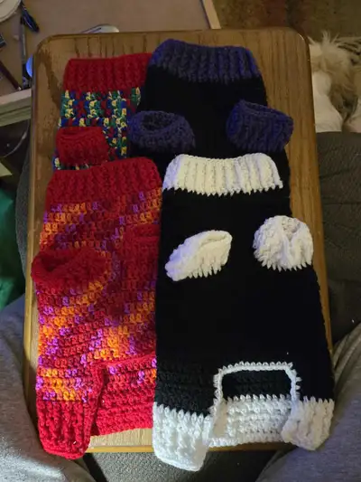 Handmade Crochet Dog Sweaters , View more