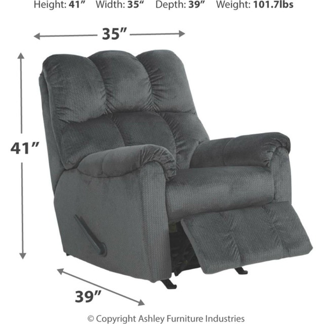 RECLINER Manual Rocker.Fauteuil inclinable à bascule Chairs