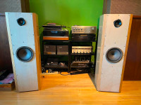 Altec wide range 403A horn tweeter custom made speakers