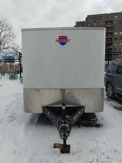 2021 Carry-On, Patriot 7'x16' Enclosed Cargo Trailer Like New. Includes all locks: Door locks, hitch...