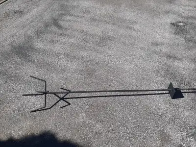 outside plant holders made of 1\2 in steel  16 pcs, View more