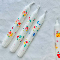 Hand painted Candles 