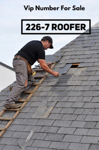 Best phone number for roofers 226-7-ROOFER