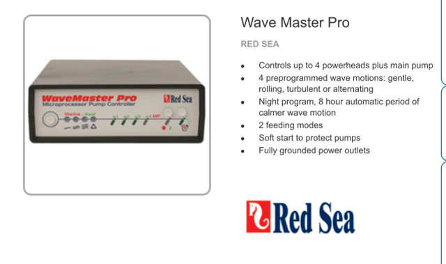 Wave master Pro by Red Sea in Accessories in Markham / York Region