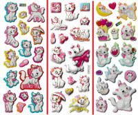 Stickers 3D puffy THE ARISTOCATS  Marie Duchess Toulouse