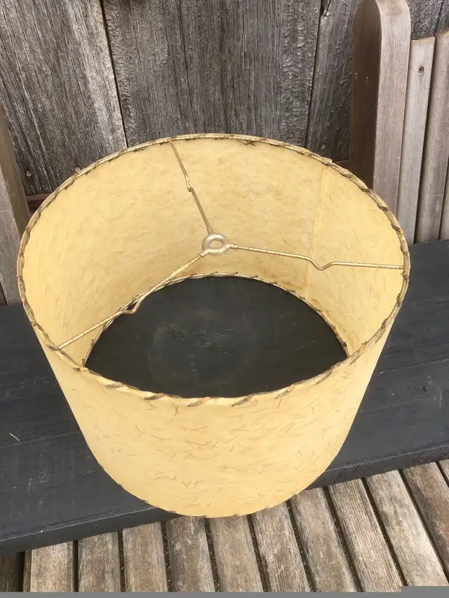 MCM Vintage Fibreglass Lamp Light Shade Retro Decor  in Indoor Lighting & Fans in Oakville / Halton Region - Image 3