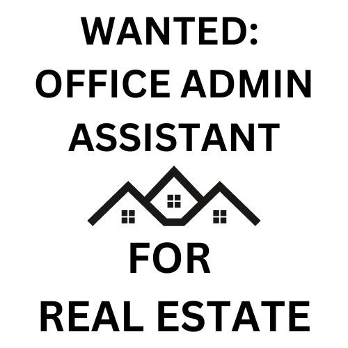 Office Administrative Assistant Real Estate Office Manager