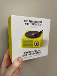 Mini Record Player Turntable Wireless Speaker
