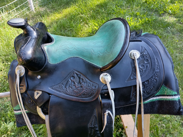 Saddle custom made in Equestrian & Livestock Accessories in Kamloops