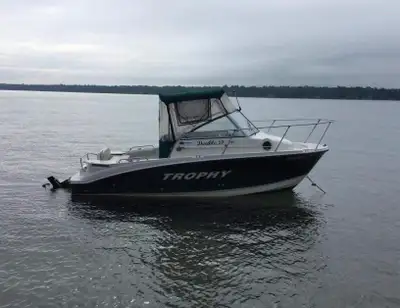 Mercury 4.3 L. Engine serviced last year. Comes with three tops, two pictured plus a storage cover ,...