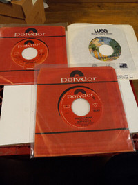 Vinyl Records Classic Rock 45 RPM Deep Purple Lot of 3 Smoke