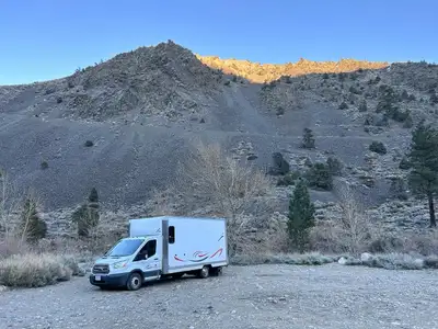 If this ad is up, it is available -Cutaway van converted to RV -363,000 Kms -Rebuilt 5cyl diesel eng...