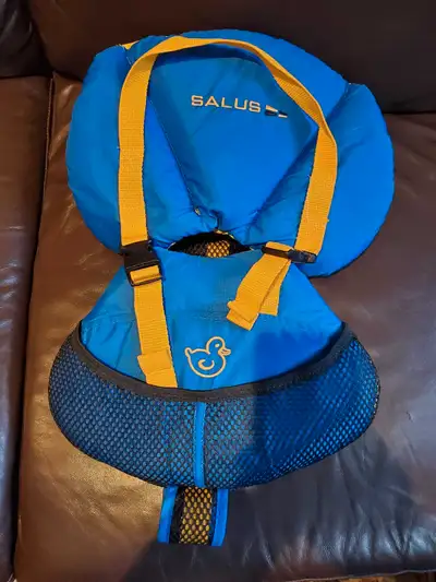Available. I will take down when sold. Salus Bijoux Baby Infant Life Jacket. For infants 9-25 lbs (4...
