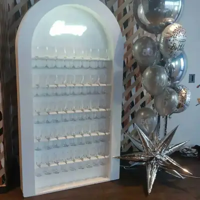 Champagne Wall for Rent, View more