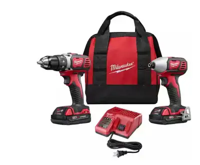 MILWAUKEE M18   Compact Drill & Impact Driver Combo Kit , View more