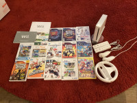 Nintendo wii with games